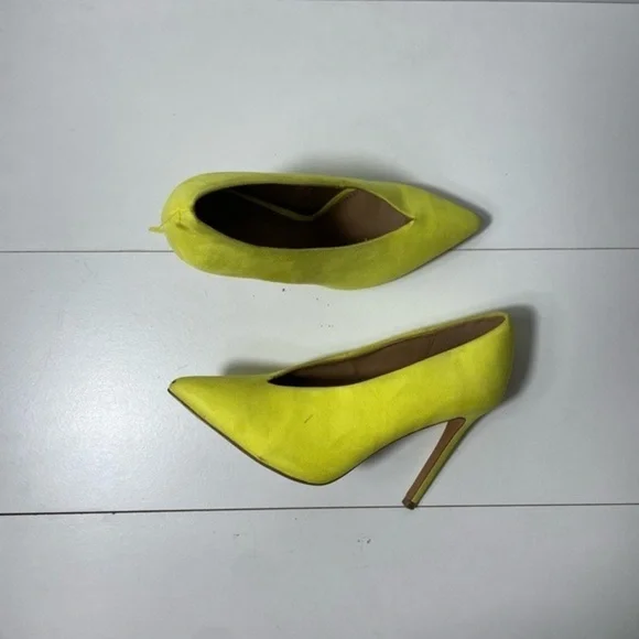 ASOS Neon Yellow Heels - Picture 6 of 15